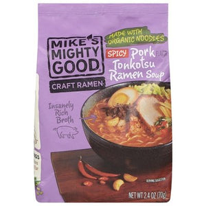 OG3 Mikes Mighty Good Prk Tnkotsu Ramen 7/2.4 OZ [UNFI #69789]