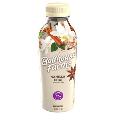 BOLTHOUSE,VANILLA CHAI PE 6/450ML [Charlies #033-06855]