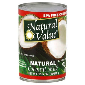 Nat Value Coconut Milk 12/13.5 OZ [UNFI #35598]