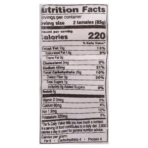 Tex Tamale Black Bean 8/12 CT [UNFI #73095]