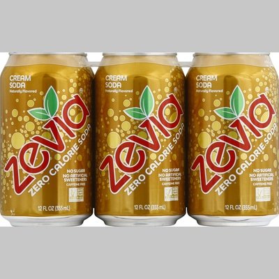 Zevia Cream Soda 4/6/12 Oz [UNFI #08397]