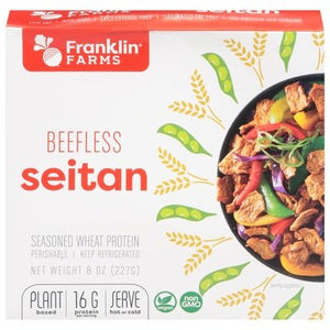 Franklin Farms Seitan Beefless 6/8 OZ [UNFI #74716]