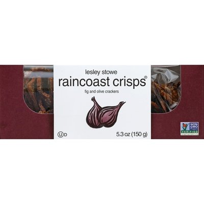 Raincoast Crisps Cracker Crisps Fig & Olive 12/5.3 Oz [Peterson #28092]