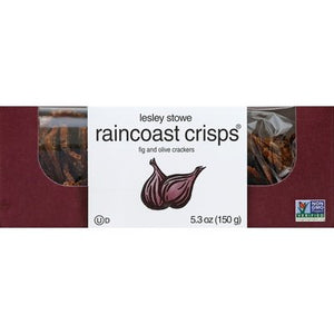 Raincoast Crisps Cracker Crisps Fig & Olive 12/5.3 Oz [Peterson #28092]