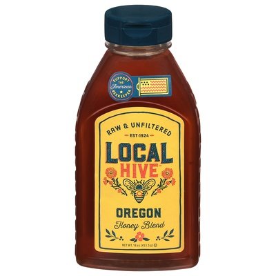 Local Hive Oregon Blend Honey 6/16 Oz [UNFI #69356]