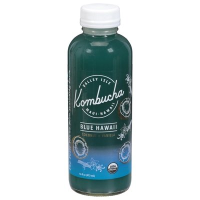 Valley Isle Kombucha Blue Hawaii Kombucha 6/16 Oz [UNFI #18550]