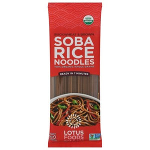 OG1 Lotus Foods Buckwheat & Brown Soba Rice 8/8 OZ [UNFI #62137]