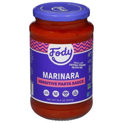 Fody Low Fodmap Marinara Sauce 6/19.4 OZ [UNFI #21107]