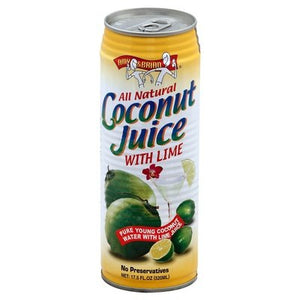 A&B Coconut Juice W/Lime 12/17.5OZ [UNFI #34303]