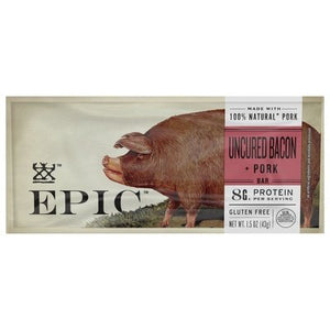 Epic Bar Uncured Bacon Sea Salt 12/1.5 OZ [UNFI #63364]