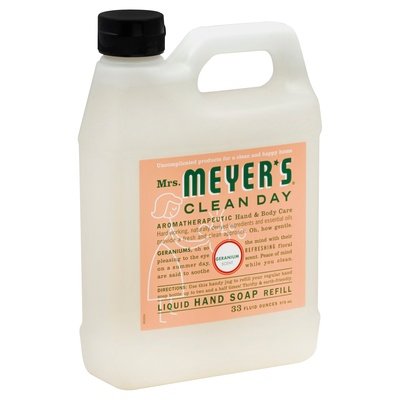 Mrs Meyers Hand Soap Refill Geranium 6/33 OZ [UNFI #58167] T