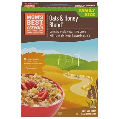 Mom Oats/Honey Blend 14/18 OZ [UNFI #34039]