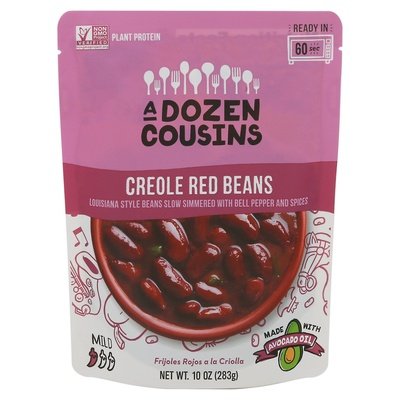 A Dozen Cousins Creole Red Beans 6/10 OZ [UNFI #67647]