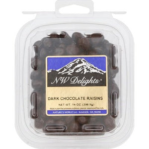 NWD,RAISINS DARK CHOCOLAT 6/14OZ [Charlies #034-00324]