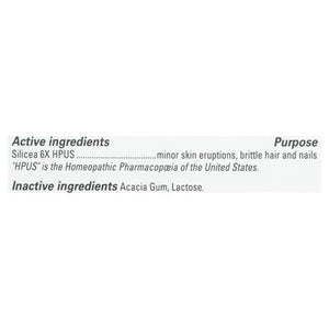 Hylands Silicea 6X #12 Cell Salt 100 Tab [UNFI #64717]