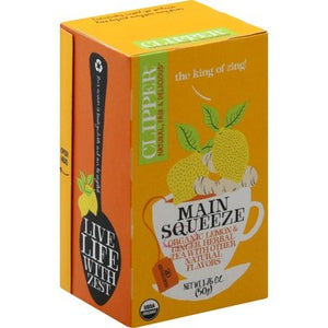 Clipper Main Squeeze Lemon/Ginger 6/20 Bag [UNFI #41443]