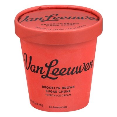 Van Leeuwen Ice Cream Brooklyn Brown Sugar Chunk 8/14 Oz [UNFI #63523]