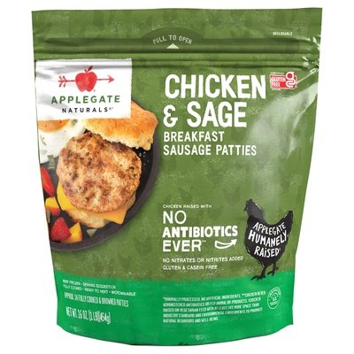 Applegate Farms Chicken & Maple Brkfst Patties 6/16 Oz [UNFI #52659]