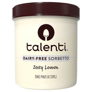 Talenti Gelato E Sorbetto Zesty Lemon Sorbet 8/16 Oz [UNFI #19171]