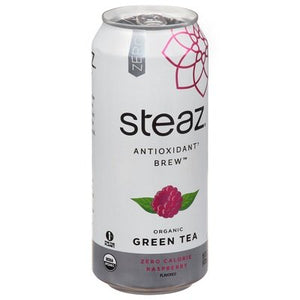 Steaz Zero Cal Iced Tea Raspberry 12/16 OZ [UNFI #86550]