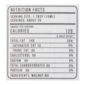 Fresh Vintage Farms Walnut Oil 6/12.68 Z [UNFI #21850]