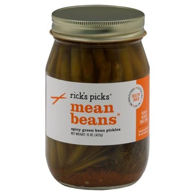 Ricks Picks Spicy Green Bean Pickles 6/19 Oz [UNFI #22589]