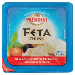 President Feta Precut Plain 2691 12/8 Oz [Peterson #16782]