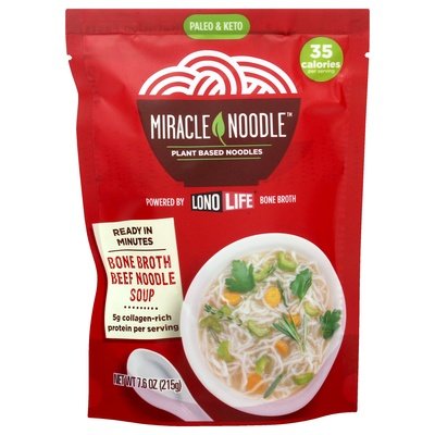 Miracle Noodle Beef Bone Broth 6/7.6 OZ [UNFI #83664]