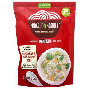 Miracle Noodle Beef Bone Broth 6/7.6 OZ [UNFI #83664]