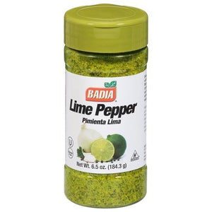 Badia Spices Lime Pepper Seasoning 6/6.5 Oz [UNFI #32355]