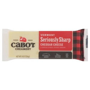 Cabot Creamery Cheddar Cheese Bar 12/8 Oz [UNFI #65856]