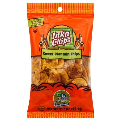 Inka Sweet Plantain Chps 12/3.25OZ [UNFI #65488]