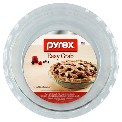 Pyrex 9.5 Inch Pie Plate 6/1 Ct [UNFI #08066]