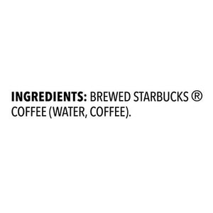 Starbucks Coffee Blonde Roast Unsweetened 8/48 Oz [UNFI #10076]