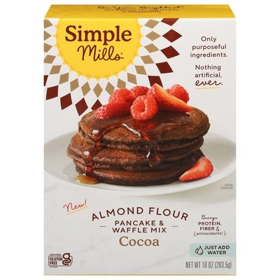 Simple Mills Cocoa Pancake Waffle Mix 6/10 Oz [UNFI #35128]