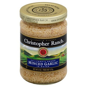 GARLIC,MINCED IN WATER 12/8OZ [Charlies #023-02826]