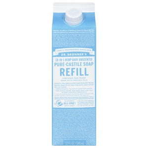 Dr. Bronners Unscented Refill 32 Oz [UNFI #6562]