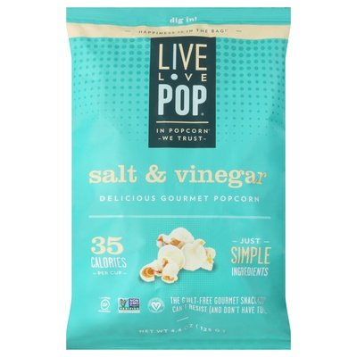 Live Love Pop Salt & Vinegar 12/4.4 OZ [UNFI #86593]