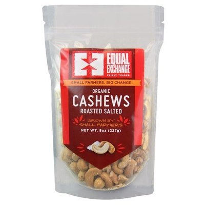 Equal Exchange Roasted Salted Cashews 6/8 Oz [UNFI #73955]