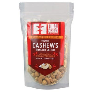 Equal Exchange Roasted Salted Cashews 6/8 Oz [UNFI #73955]