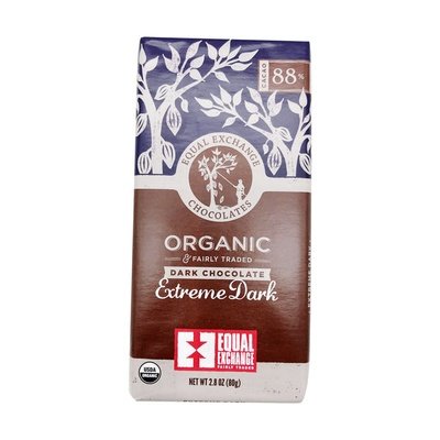 OG2 Equal Exchange Extreme Dark Choc Bar 12/2.8 OZ [UNFI #05446]