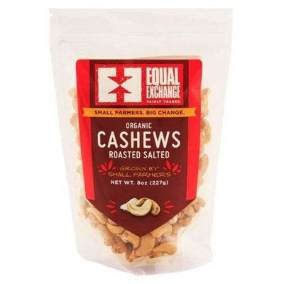 Equal Exchange Cashews Natural 6/8 Oz [UNFI #67443]