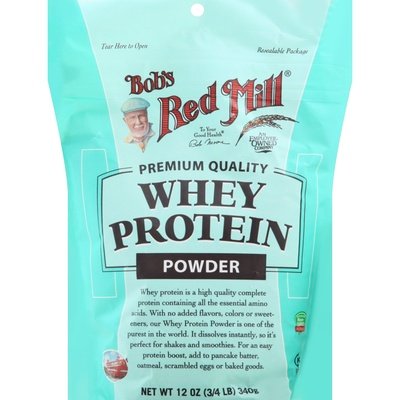 Bobs Red Mill Whey Protein Powder 4/12 OZ [UNFI #24860]