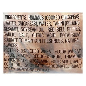 Sabra Go Mediterranean Hummus Rst Red Pep Pretzel 12/4.3 Oz [Peterson #15218]