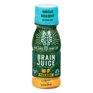 Brainjuice BrainJuice Decaf Peach and Mango 12/2.5 OZ [UNFI #60184] T