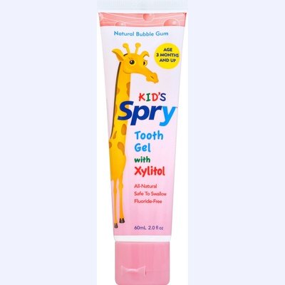 Spry Tooth Gel Nat Bblgm 2 OZ [UNFI #87059]