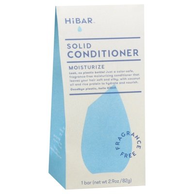 Hibar Moisturize Solid Conditioner, Fragrance Free 2.7 OZ [UNFI #09569] T