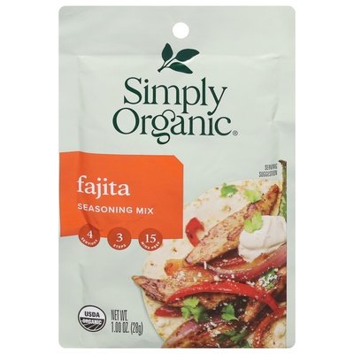 OG2 Simply Org Fajita Seasoning 12/1 OZ [UNFI #53471]