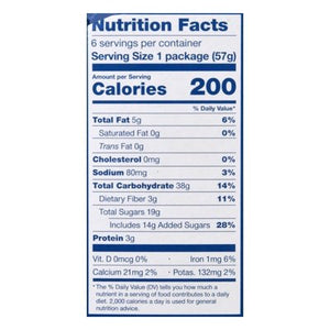 Natures Bakery Blueberry Fig Bar 6/6/2 OZ [UNFI #83491]