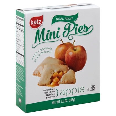 Katz Gf Apple Mini Pies 6/5.5 OZ [UNFI #10180]